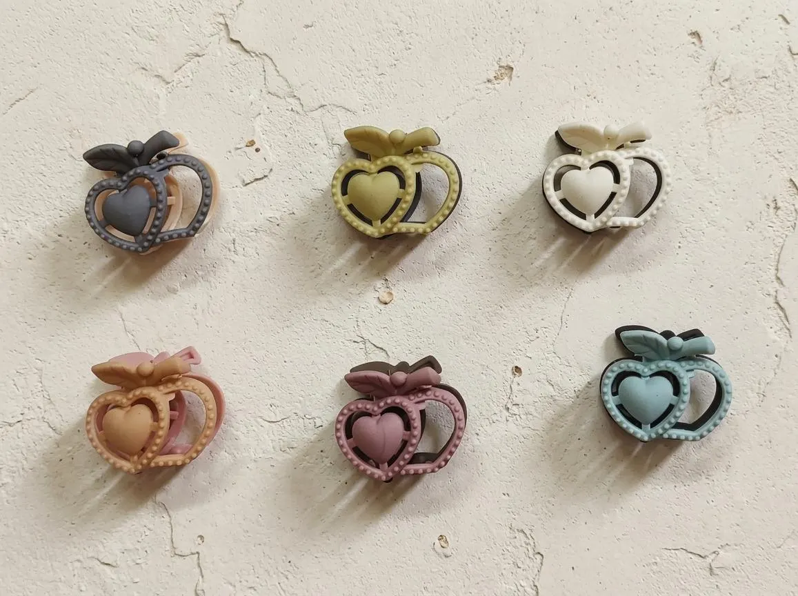 Double colour clips