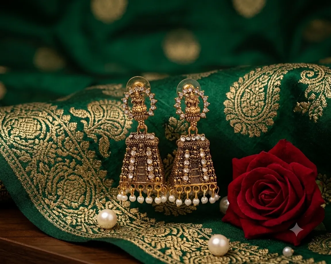 Temple jhumka
